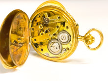 Lade das Bild in den Galerie-Viewer, Antik Vintage Savonette Taschenuhr | Monopol | Gold Uhr | Ø 30,3mm | 14 Karat 585K
