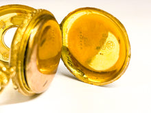 Lade das Bild in den Galerie-Viewer, Antik Vintage Savonette Taschenuhr | Monopol | Gold Uhr | Ø 30,3mm | 14 Karat 585K