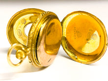 Lade das Bild in den Galerie-Viewer, Antik Vintage Savonette Taschenuhr | Monopol | Gold Uhr | Ø 30,3mm | 14 Karat 585K