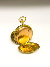 Lade das Bild in den Galerie-Viewer, Antik Vintage Savonette Taschenuhr | Monopol | Gold Uhr | Ø 30,3mm | 14 Karat 585K