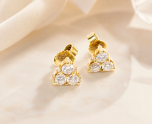 Lade das Bild in den Galerie-Viewer, Diamanten Ohrringe Ohrstecker I Damen Gold Schmuck I 0,60ct 14 Karat 585K