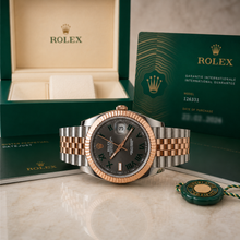 Lade das Bild in den Galerie-Viewer, Rolex Datejust 41 | Roségold | WIMBLEDON | 126331 | Fullset | 12/2023