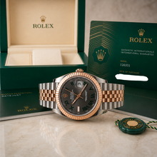 Lade das Bild in den Galerie-Viewer, Rolex Datejust 41 | Roségold | WIMBLEDON | 126331 | Fullset | 12/2023
