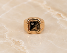 Lade das Bild in den Galerie-Viewer, Vintage Siegelring I Herrenring I Herren Gold Ring I Roségold Rotgold I 1960er Jahre I 14 Karat 585K