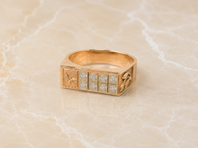 Lade das Bild in den Galerie-Viewer, Vintage I UDSSR Russia Russland I Siegelring I Herren Gold Ring I Roségold Rotgold I 14 Karat 585K