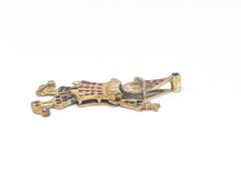 Lade das Bild in den Galerie-Viewer, Hampelmann Clown | Silber vergoldet | Silberschmuck Schmuck | Anhänger | 925er