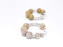 Lade das Bild in den Galerie-Viewer, Kugeln | Silber Silberschmuck Schmuck | Ohrringe Creolen | Ø 28 mm | 925er