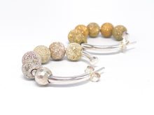 Lade das Bild in den Galerie-Viewer, Kugeln | Silber Silberschmuck Schmuck | Ohrringe Creolen | Ø 28 mm | 925er