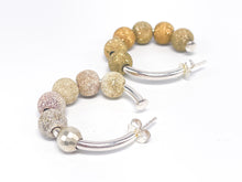 Lade das Bild in den Galerie-Viewer, Kugeln | Silber Silberschmuck Schmuck | Ohrringe Creolen | Ø 28 mm | 925er