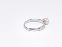 Lade das Bild in den Galerie-Viewer, Silber Perlen Ring (Beige-farbig) | Silberschmuck | Schmuck | Gr. 62,5 Ø 7,1mm | 925er