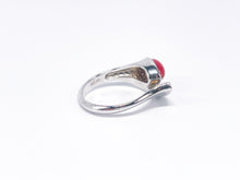 Lade das Bild in den Galerie-Viewer, Silber | Silberschmuck | Schmuck | roter Ring | Gr. 62 | 925er