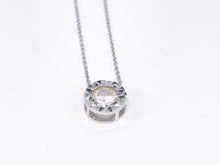 Lade das Bild in den Galerie-Viewer, Silber Kette + Anhänger | Damen Schmuck | DQCZ Stein | 925er