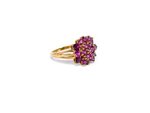 Lade das Bild in den Galerie-Viewer, Flowers Blumen Vintage Schmuck Ring Gold I 333K 8 Karat
