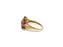 Lade das Bild in den Galerie-Viewer, Flowers Blumen Vintage Schmuck Ring Gold I 333K 8 Karat