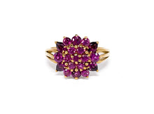 Lade das Bild in den Galerie-Viewer, Flowers Blumen Vintage Schmuck Ring Gold I 333K 8 Karat