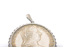 Lade das Bild in den Galerie-Viewer, MARIA THERESIA THALER 1780 SILBER MÜNZE + ANHÄNGER | Silberschmuck Schmuck | 835er + 833er