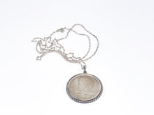 Lade das Bild in den Galerie-Viewer, Half Dollar USA 1964 Kennedy Silber Münze Kette Anhänger JFK In God We Trust | 835er 900er