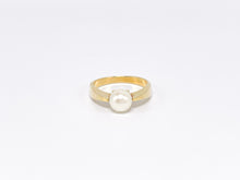 Lade das Bild in den Galerie-Viewer, Vintage Schmuck Perlenschmuck | Perlen Gold Ring | Goldschmuck | GR 53,5 14 Karat 585K