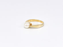Lade das Bild in den Galerie-Viewer, Vintage Schmuck Perlenschmuck | Perlen Gold Ring | Goldschmuck | GR 53,5 14 Karat 585K