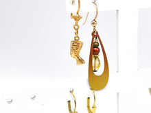 Lade das Bild in den Galerie-Viewer, Nofretete + I Gold Ohrringe I Damen Goldschmuck I 14 + 18 Karat 585K + 750K