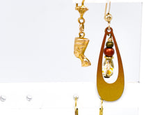Lade das Bild in den Galerie-Viewer, Nofretete + I Gold Ohrringe I Damen Goldschmuck I 14 + 18 Karat 585K + 750K