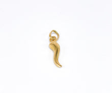 Lade das Bild in den Galerie-Viewer, Cornicello I Italian Horn Charm I Gold Anhänger I good luck I Glücksbringer I 14 Karat 585K