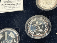 Lade das Bild in den Galerie-Viewer, Deutsche Silber Unze | Unzen 1/2 Unzen | 1 Pfennig Münze bis 5 DM Münze | 1950 1951 | 999er