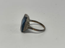 Lade das Bild in den Galerie-Viewer, Militaria | Antik | Ring | GR 50/51 | 935er Silber 8 Karat 333K Gold