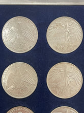 Lade das Bild in den Galerie-Viewer, 10-DM Deutsche Mark Kpl. Set | Olympiade Olympische Spiele München 1972 D F G J | Silber Münzen