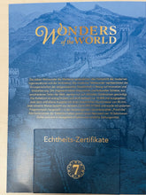 Lade das Bild in den Galerie-Viewer, Wonders of the World | King Charles III. | Die 7 Weltwunder | 1/100-Unzen Goldmünzen der Welt | 2023 | Salomonen | Gold Münzen 999er Feingold