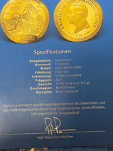 Lade das Bild in den Galerie-Viewer, Wonders of the World | King Charles III. | Die 7 Weltwunder | 1/100-Unzen Goldmünzen der Welt | 2023 | Salomonen | Gold Münzen 999er Feingold