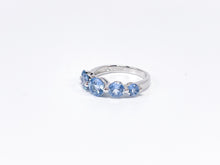 Lade das Bild in den Galerie-Viewer, Silber I Silberschmuck I Schmuck I Ring I DQCZ babyblaue Steine I 925er
