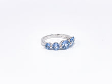 Lade das Bild in den Galerie-Viewer, Silber I Silberschmuck I Schmuck I Ring I DQCZ babyblaue Steine I 925er