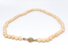 Lade das Bild in den Galerie-Viewer, Vintage 1990 Zuchtperlenkette Perlenkette Perlenschmuck Schmuck Goldschmuck Zuchtperlen Perlen Kette | Diamanten | Gold | 14 Karat 585K | Original-Rechnung 6648 DM