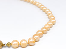 Lade das Bild in den Galerie-Viewer, Vintage 1990 Zuchtperlenkette Perlenkette Perlenschmuck Schmuck Goldschmuck Zuchtperlen Perlen Kette | Diamanten | Gold | 14 Karat 585K | Original-Rechnung 6648 DM