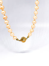 Lade das Bild in den Galerie-Viewer, Vintage 1990 Zuchtperlenkette Perlenkette Perlenschmuck Schmuck Goldschmuck Zuchtperlen Perlen Kette | Diamanten | Gold | 14 Karat 585K | Original-Rechnung 6648 DM