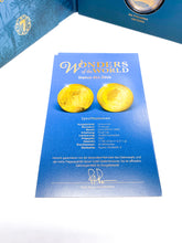 Lade das Bild in den Galerie-Viewer, Wonders of the World | Queen Elizabeth II. | Die 7 Weltwunder | 1/100-Unzen Goldmünzen der Welt | 2023 | Salomonen | Gold Münzen 999er Feingold