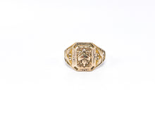 Lade das Bild in den Galerie-Viewer, College Ring I Siegelring I Herren I Herrenring Goldring Rosegold/ Gold Herren Ring 10 Karat 417K Vintage Siegelring 1947 - USA - US AIR FORCE