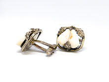 Lade das Bild in den Galerie-Viewer, Vintage Schmuck I Grandel I Trachtenschmuck I Silber I Manschettenknöpfe I 835