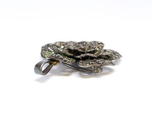 Lade das Bild in den Galerie-Viewer, Vintage Antik Schmuck I Flower Power - Blumen Stil I Silber I Anhänger Brosche I 835er