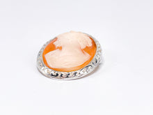 Lade das Bild in den Galerie-Viewer, Vintage Schmuck I Gemme Brosche I Silber I 925er