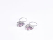 Lade das Bild in den Galerie-Viewer, DQCZ HVE I rosa Tropfen I Silberschmuck Silber Schmuck I Ohrringe I 925er