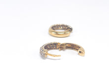 Lade das Bild in den Galerie-Viewer, Silberschmuck I Silber Schmuck vergoldet I Damen Ohrringe Creolen I Ø 17 mm I 925er