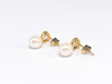 Lade das Bild in den Galerie-Viewer, Herz Perlen I Silberschmuck I Silber Schmuck vergoldet I Damen Ohrringe I 925er