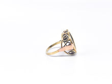 Lade das Bild in den Galerie-Viewer, Vintage - Antik Schmuck I Siegelring I Gold Ring + Münze I JFK I In Memoriam John F. Kennedy I 14 Karat 585K