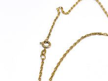 Lade das Bild in den Galerie-Viewer, Antik - Vintage I Einzigartig I Kreuz + Kette I Damen Schmuck Set I Gold I 14 Karat 585K 8 Karat 333K I „puniceus“ bedeutet granatrot