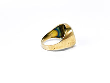 Lade das Bild in den Galerie-Viewer, Vintage Retro I *USED LOOK* I Onyx Siegelring I Herren Ring I Gold I 8 Karat 333K