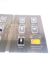 Lade das Bild in den Galerie-Viewer, 11/12er Set I Wahrzeichen der Welt I 999/1000er Goldbarren Gold Barren I 5 Dollars I Münzen I PP I 2019 & 2020