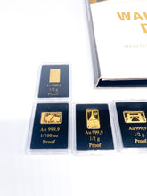 Lade das Bild in den Galerie-Viewer, 11/12er Set I Wahrzeichen der Welt I 999/1000er Goldbarren Gold Barren I 5 Dollars I Münzen I PP I 2019 & 2020