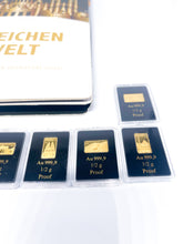 Lade das Bild in den Galerie-Viewer, 11/12er Set I Wahrzeichen der Welt I 999/1000er Goldbarren Gold Barren I 5 Dollars I Münzen I PP I 2019 & 2020